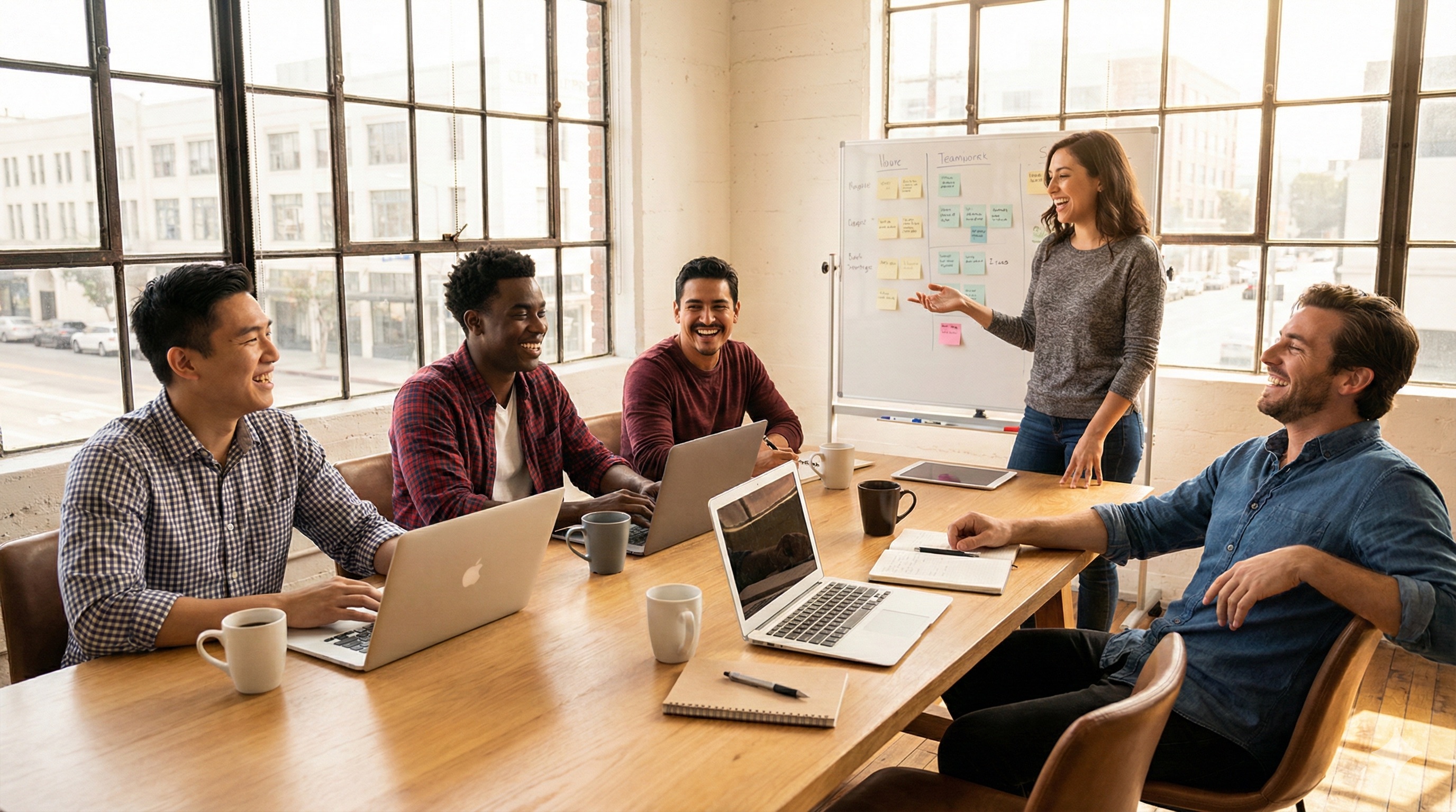 Team working together